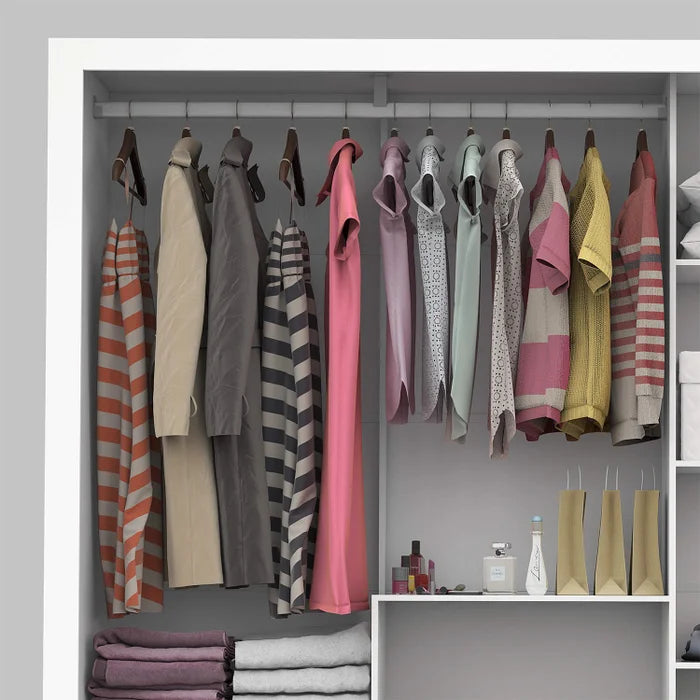 Guarda Roupa Casal Manhattan 3 Portas com Espelho - Ninho Móveis