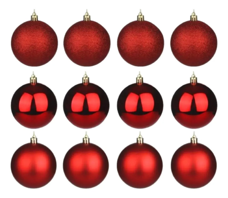 Kit 140 Enfeites Pendentes Árvore Natal - Ninho Móveis