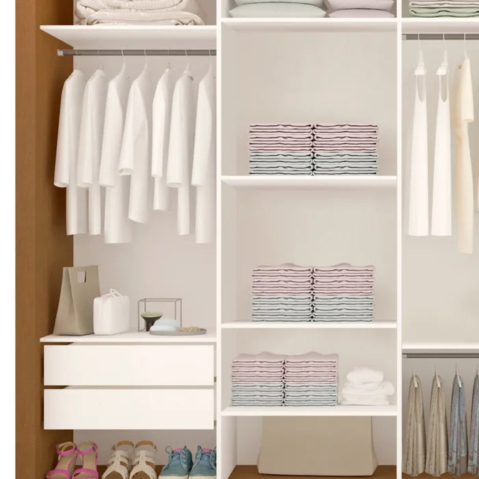 Guarda Roupa Casal Premium 4 Portas 4 Gavetas - Ninho Móveis